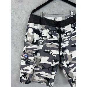 Pelagic Camo Shorts Mens 36 Swim Trunks Boardshorts Fishing Offshore Mens Rugby